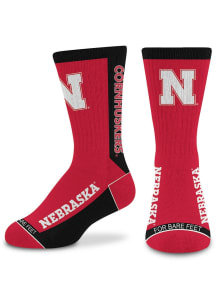 577 MVP Nebraska Cornhuskers Youth Crew Socks - Red