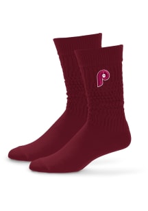 Philadelphia Phillies 138 Mello Slouch Womens Quarter Socks