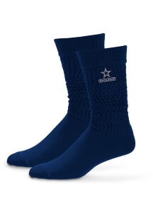 Dallas Cowboys 138 Mello Slouch Womens Quarter Socks