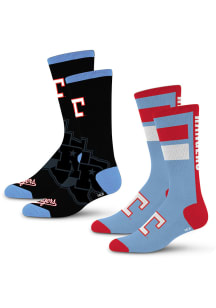 Texas Rangers Digi Split 2 Pk Mens Crew Socks
