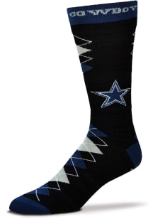 Dallas Cowboys Fan Nation Design Mens Argyle Socks