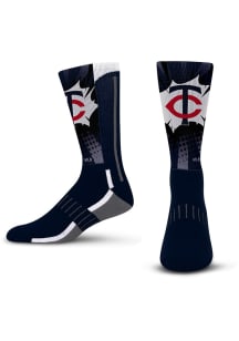 Minnesota Twins Ka Pow Mens Crew Socks