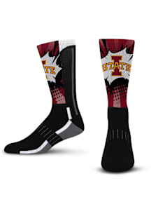 Iowa State Cyclones Ka Pow Mens Crew Socks