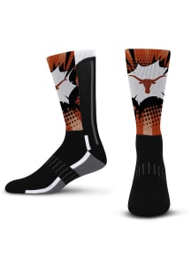 Texas Longhorns Ka Pow Mens Crew Socks