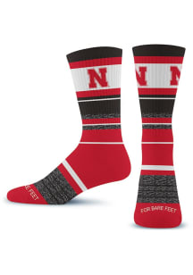 677 Friday Nebraska Cornhuskers Mens Dress Socks - Black