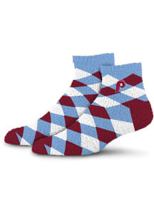 Philadelphia Phillies 109 Diamond Sleepsoft Womens Quarter Socks