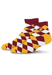 Central Michigan Chippewas 109 Diamond Sleepsoft Womens Quarter Socks