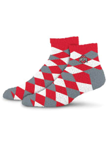 Ohio State Buckeyes 109 Diamond Sleepsoft Womens Quarter Socks