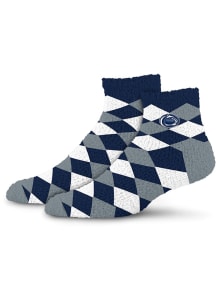 109 Diamond Sleepsoft Penn State Nittany Lions Womens Quarter Socks - Blue