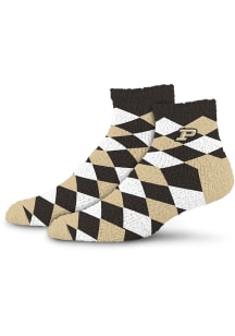 Purdue Boilermakers 109 Diamond Sleepsoft Womens Quarter Socks