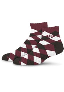 Texas A&amp;M Aggies 109 Diamond Sleepsoft Womens Quarter Socks