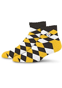 Pittsburgh Steelers 109 Diamond Sleepsoft Womens Quarter Socks