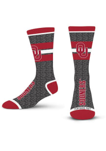 Oklahoma Sooners 504 Mar Spotlight Mens Crew Socks