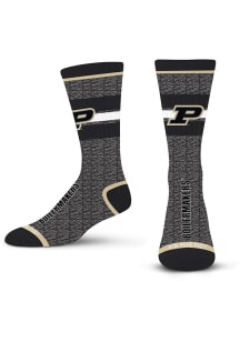 504 Mar Spotlight Purdue Boilermakers Mens Crew Socks -