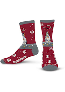 Arkansas Razorbacks 509 Sweater Gnome Mens Crew Socks