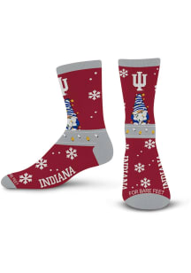 509 Sweater Gnome Indiana Hoosiers Mens Crew Socks - White