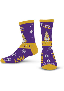 LSU Tigers 509 Sweater Gnome Mens Crew Socks