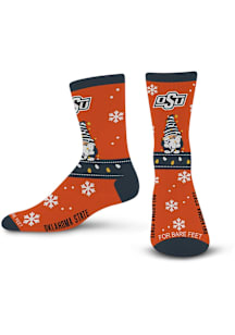 Oklahoma State Cowboys 509 Sweater Gnome Mens Crew Socks