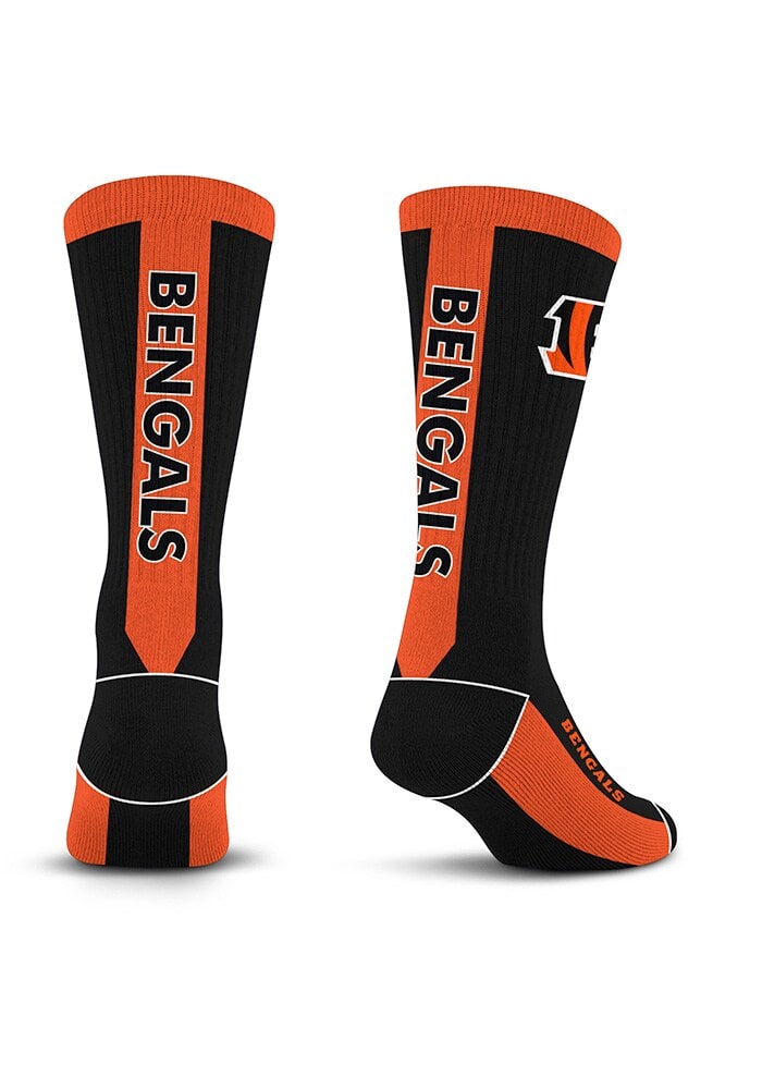 Cincinnati Bengals MVP Crew Sock Mens Crew Socks