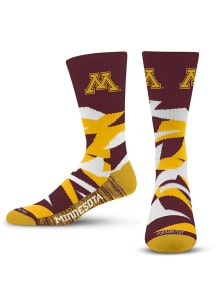 Breakout Minnesota Golden Gophers Mens Crew Socks - Red