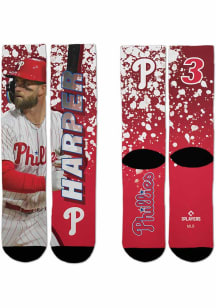 Bryce Harper For Barefeet Originals Philadelphia Phillies Red Road Warrior Youth Crew Socks