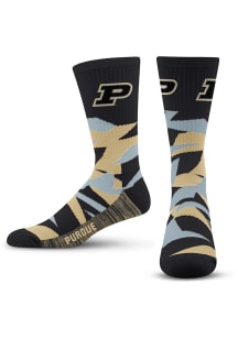 Breakout Purdue Boilermakers Mens Crew Socks - Black