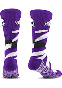 TCU Horned Frogs Breakout Mens Crew Socks