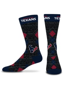 Houston Texans Fan Nation RMC Mens Argyle Socks