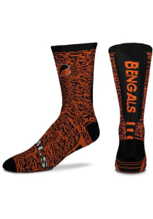 Cincinnati Bengals Jump Jolt Mens Crew Socks