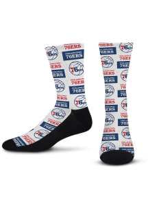 Philadelphia 76ers Poster Print Mens Crew Socks