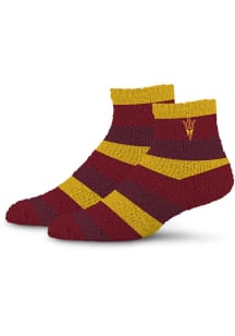 Arizona State Sun Devils Rainbow II Sleep Soft Womens Quarter Socks