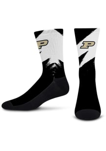 Tear It Up Purdue Boilermakers Mens Crew Socks - Black