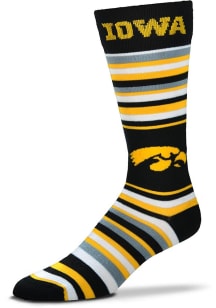 The Boss Iowa Hawkeyes Mens Dress Socks - Black