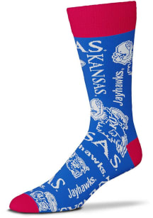 Kansas Jayhawks Wall to Wall Mens Dress Socks