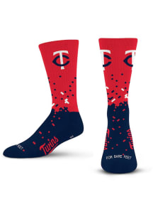 Minnesota Twins Spray Zone Mens Crew Socks