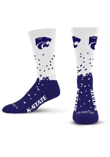 Spray Zone K-State Wildcats Mens Crew Socks - Purple