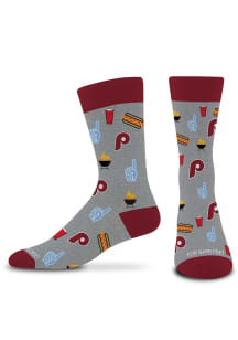 Philadelphia Phillies Tailgate Mens Dress Socks