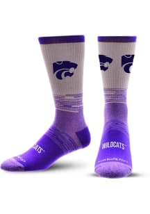 Team Tonal K-State Wildcats Mens Crew Socks - Purple