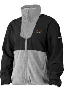 Womens Purdue Boilermakers Black Columbia Sequoia Light Weight Jacket