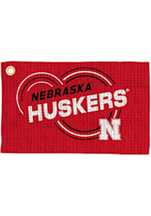Nebraska Cornhuskers Waffle Golf Towel