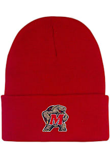 LogoFit Maryland Terrapins Red Jr Northpole Cuffed Youth Knit Hat