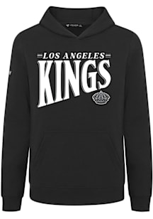 Levelwear Los Angeles Kings Youth Black Podium Jr Tally Long Sleeve Hoodie