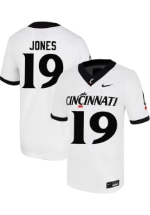 Cj Jones Nike Mens White Cincinnati Bearcats NIL Football Jersey