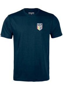 Levelwear USMNT Navy Blue Richmond Core Pride 25 Short Sleeve T Shirt