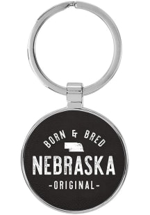 Nebraska Born and bred Keychain