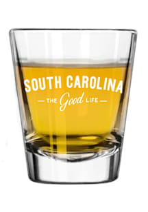 South Carolina White Lettering Shot Glass