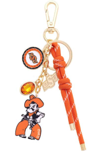 Oklahoma State Cowboys Logo Keychain - Orange