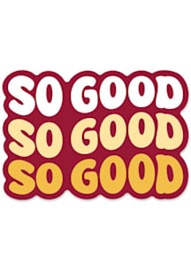 Ames So Good Sweet Caroline Stickers - Red