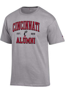 Cincinnati Bearcats Grey Champion Est Alumni Jersey Short Sleeve T Shirt