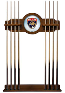 Florida Panthers Solid Wood Cue Rack Pool Table